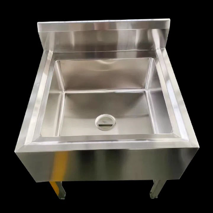 ตู้อ่างล้างจานสแตนเลสพร้อม backsplash